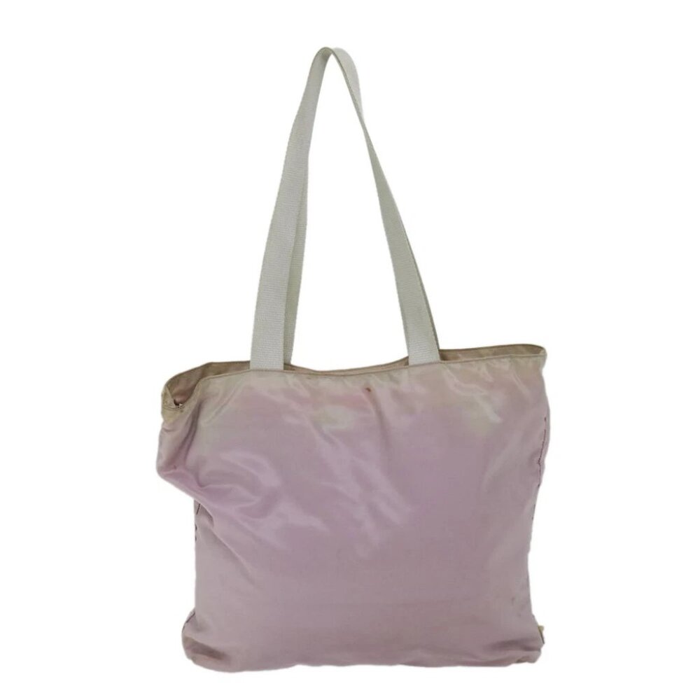 PRADA Tote Bag Nylon Pink Auth 69661 - Picture 3 of 16